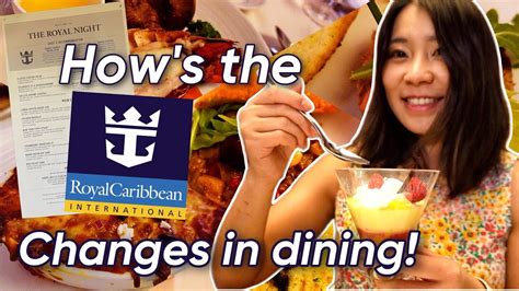 Changes In Royal Caribbean Dining Experiences Royal Caribbean New Main