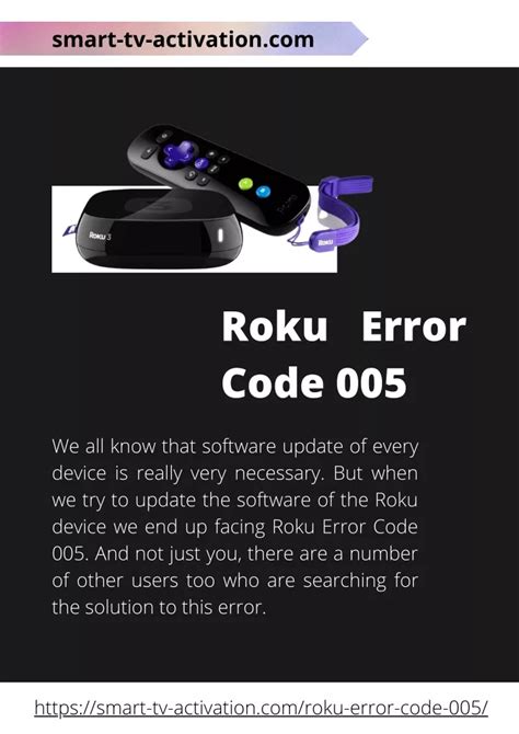 Ppt How Can Fix Roku Error Code Powerpoint Presentation Free