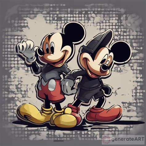 Mickey and Shadow: A Gaming Adventure | GenerateArt