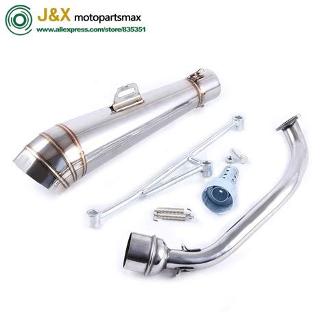 Motorcycle Modified Scooter GY6 125cc 150cc Contact Middle Pipe Muffler