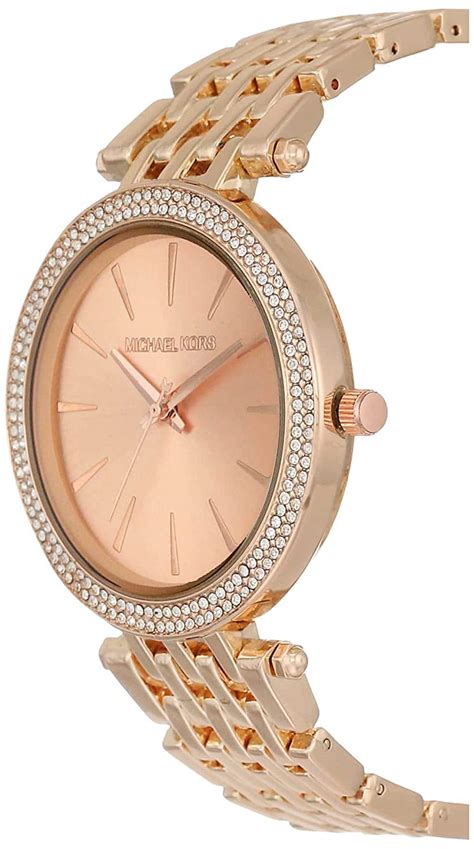 Michael Kors Womens Darci Rose Gold Dial Stainless Steel Analogue Watch Mk3192 On Emi Bajaj Mall