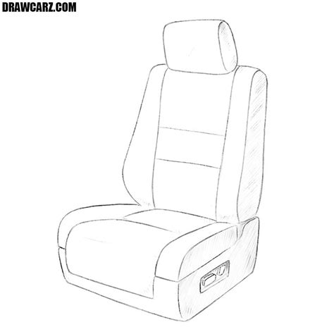 How To Draw A Car Seat