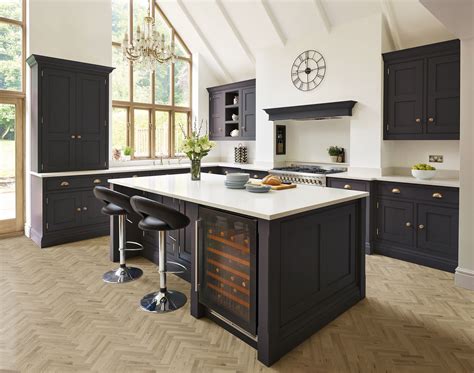 Modern Country Kitchen Design Black Shaker Kitchens Tom Howley In