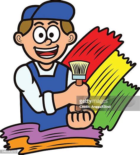 182 House Painter Cartoon High Res Illustrations Getty Images