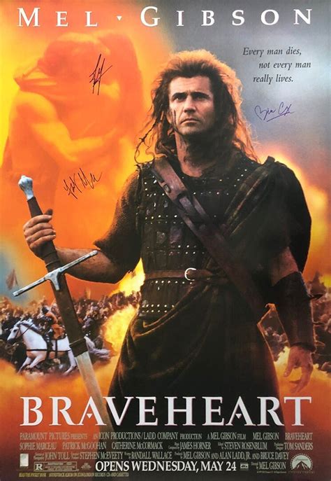 Signed Braveheart Movie Poster - Etsy