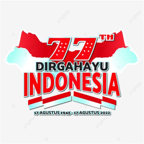 Merah Putih Vector Png Images Hut Ri Ke 77 Bendera Merah Putih 17