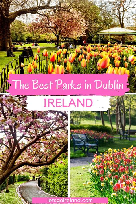 The Best Parks In Dublin Ireland With Pictures Of Tulips And Other Flowers