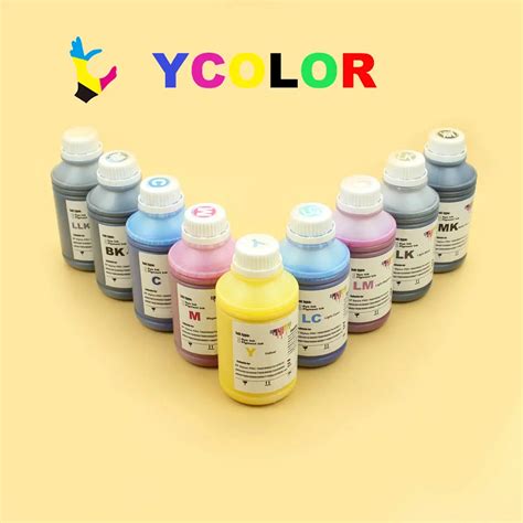 500ml Bottle Waterproof Sunshine Resistant Pigment Ink For Epson P600