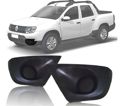 Moldura Do Milha Renault Duster Oroch 2015 2016 2017 S Furo