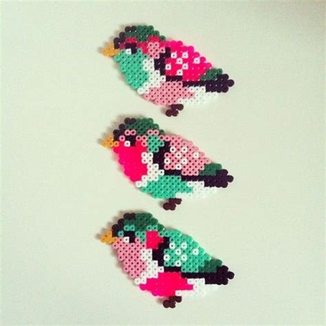 Birds Hama Perler Beads By Camilla Drejer Perler Beads Designs