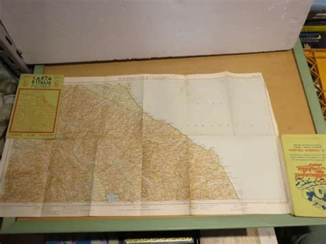 Vecchia Mappa Carta Geografica Epoca Fascista Tci Firenze