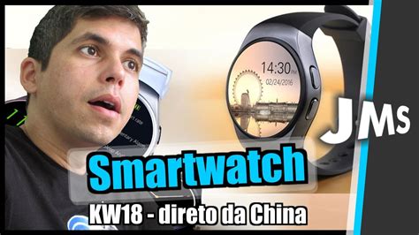 Review Smartwatch Kingwear Kw18 Da Gearbest China Youtube