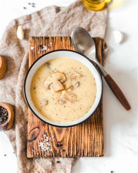 Vegan Cream Of Mushroom Soup