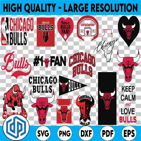 Chicago Bulls Svg Chicago Bulls Svg Basketball Logo Bundle Clipart