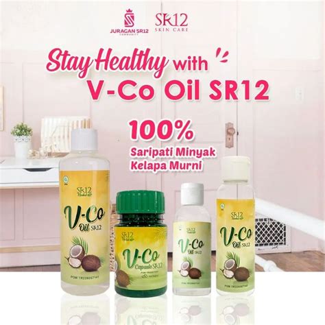 Jual VCO OIL SR12 VICO VIRGIN COCONUT OIL 60 100 250 Ml Kapsul MINYAK