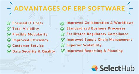 Describe The Benefits Of Using An Erp System