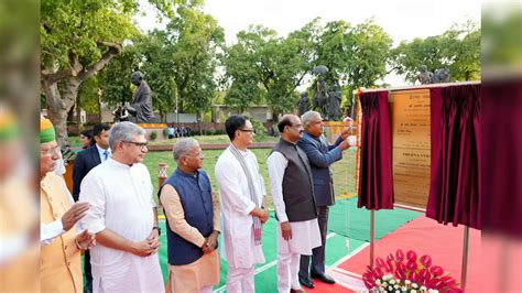 VP Dhankhar Inaugurates Prerna Sthal At Parliament House Daily