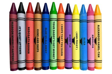 Hamiltones Crayons We Don T Know How To Say No To This