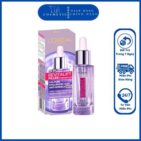 Tinh Chất L Oreal Paris Revitalift 1 5 Hyaluronic Acid Serum 30ml Duy