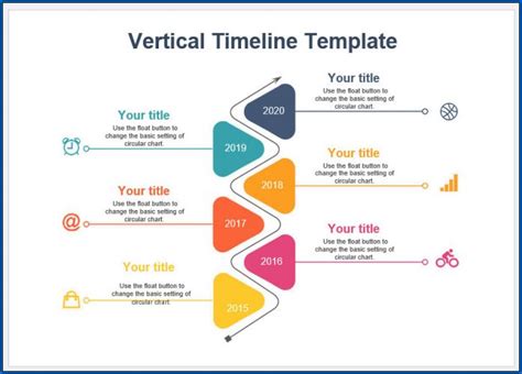 Vertical Timeline Template Templateral