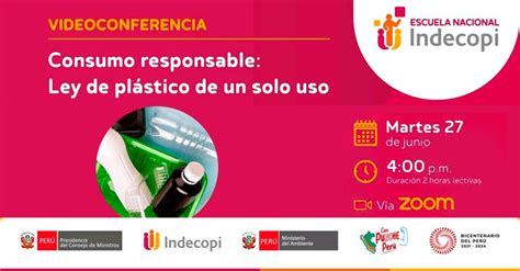 Conferencia Online Gratis Consumo Responsable Ley De Plástico De Un