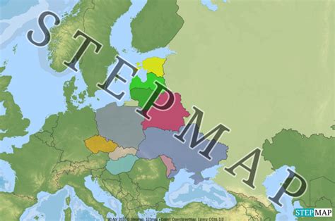 StepMap Osteuropa Landkarte für Osteuropa