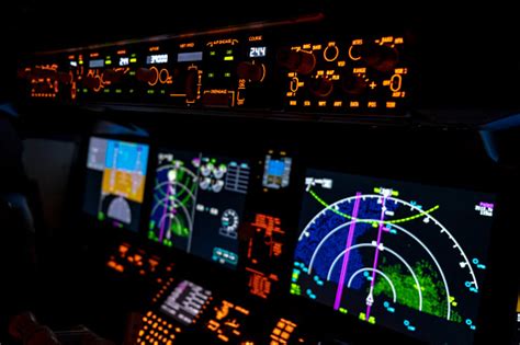 Aircraft Cockpit Instruments Stock Photo - Download Image Now ...