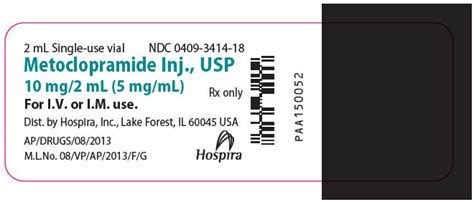 Metoclopramide Injection Fda Prescribing Information Side Effects