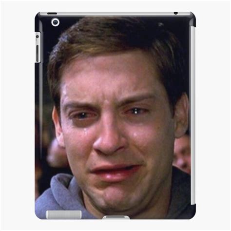 "tobey maguire crying meme" iPad Case & Skin for Sale by kamilesz ...