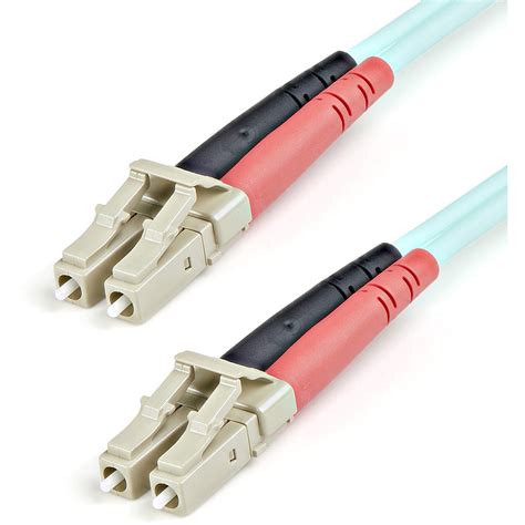 1M MULTIMODE FIBER OPTIC CABLE OM3 LC/LC 50/125 LSZH FIBER CABLE (450FBLCLC1)