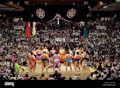 Sumo at Ryogoku Kokugikan, Tokyo Stock Photo - Alamy