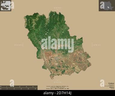 prahova county  romania high resolution satellite map locations