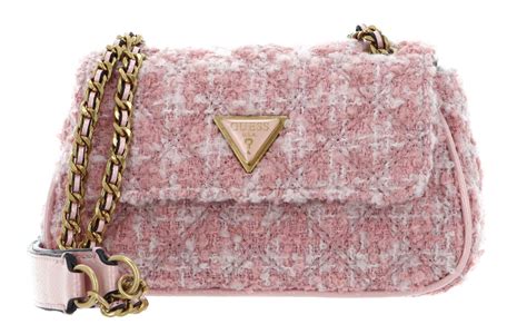 GUESS Giully Mini Convertible Crossbody Flap Light Rose Multi Modeherz