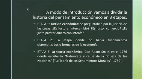 Ppt 1 Cronología De La Historia Del Pensamiento Económico Pptx