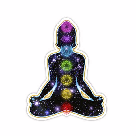 3 Vinyl Sticker Chakra Sticker Water Bottle Sticker Etsy