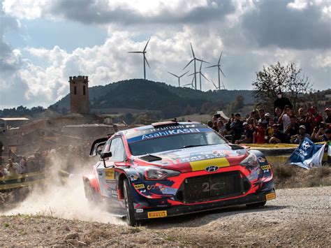 Hyundai Motorsport Report Wrc Round Rally De Espa A Hyundai News