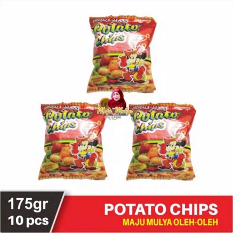 Jual Potato Chips Snack Jadul Isi Pcs Cemilan Anak An Snack