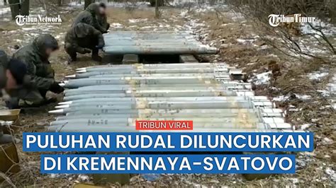 Detik Detik Puluhan Roket Rusia Hujani Posisi Tentara Ukraina Di