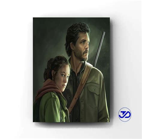 Quadro Decorativo The Last Of Us Joel And Ellie Série Elo7