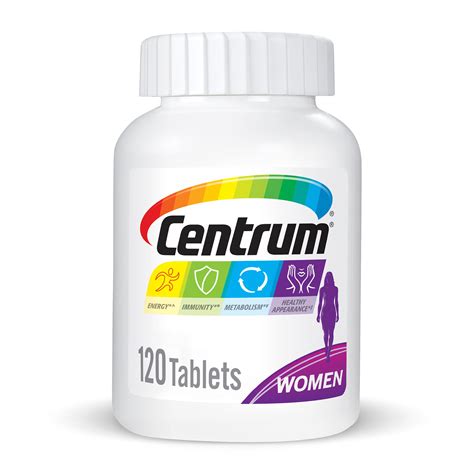 Buy Centrum Multi For Women Multi Multimineral Supplement With Iron