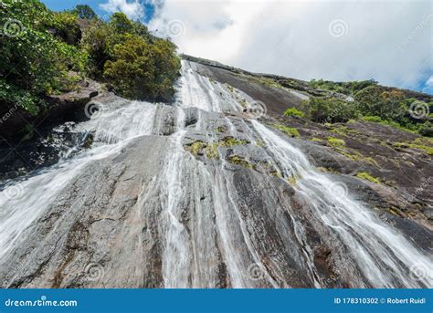 Scenic View Over Eravikulam National Park Waterfalls In Kerala South