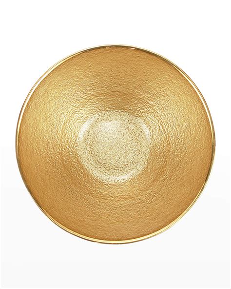 Vietri Metallic Glass Gold Small Bowl Neiman Marcus