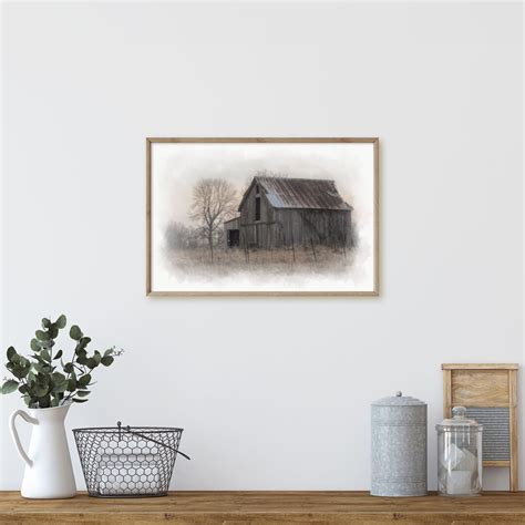 Watercolor Barn, Photography Prints, Farm Watercolor, Barn Picture, Watercolor Farm House Decor ...