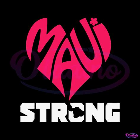 Maui Strong SVG Pray For Maui SVG Cutting Digital File