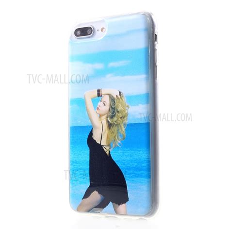 Dynamic Quicksand Hot Bikini Pattern Tpu Back Case For Iphone 8