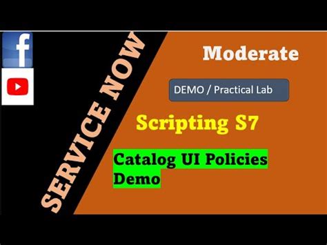 Servicenow Scripting Session Catalog Ui Policies Scripts In