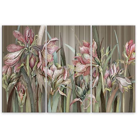 Stykke L Rredsprint Iris Blomster Wall Art Dk