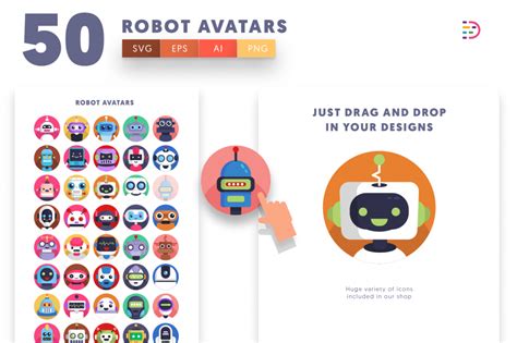 Robot Avatar Icons Dighital Icons Premium Icon Sets For All Your