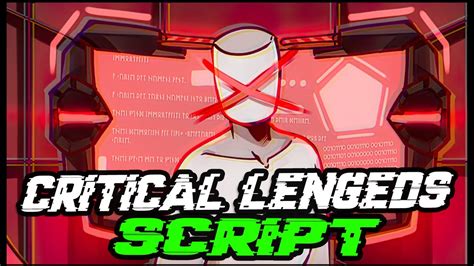 New Critical Legends Script Very Op Youtube