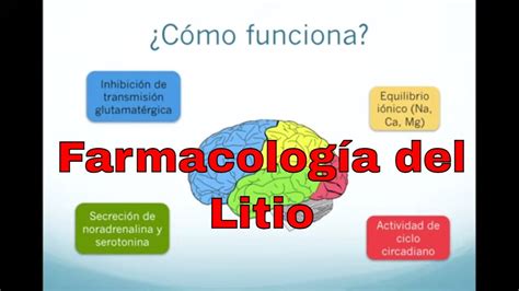 Farmacología y usos del litio YouTube